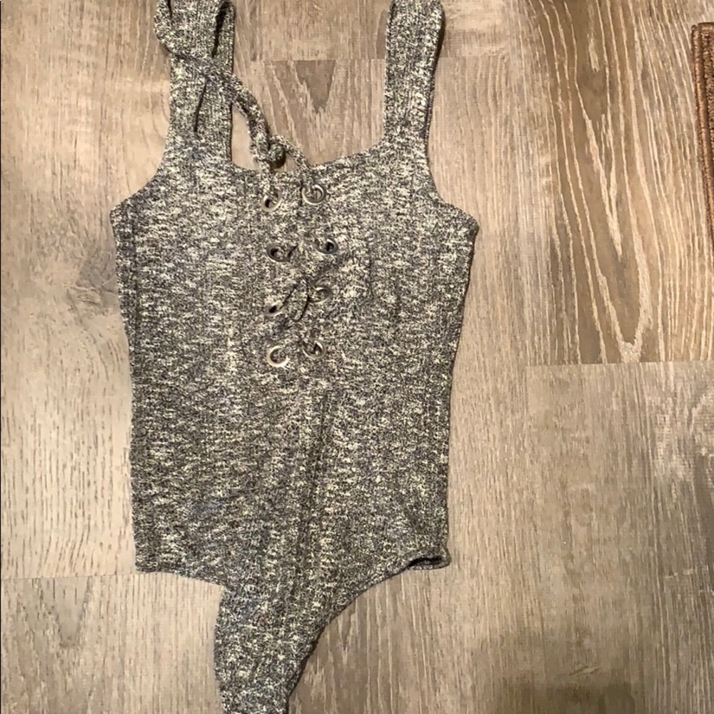 Xs grey bodysuit